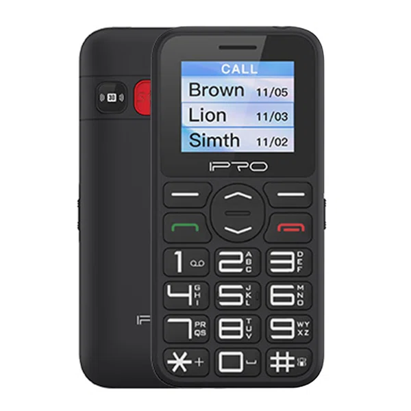 IPRO F183 Big Sound Feature Phone for Elderly with SOS Button, 800mAh - Available at AfnoBazar Nepal