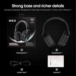 B60 Lightspeed Wireless Bluetooth Over-Ear Headset Black - Available at AfnoBazar Nepal