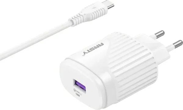 Ansty Q-077-T GaN 65W Type-C to Type-C Charger - Available at AfnoBazar Nepal