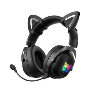 Onikuma B20 Wireless Bluetooth Headphone with RGB Light and Noise Cancelling Mic - Available at AfnoBazar Nepal