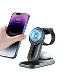 4 in 1 Wireless Charging Stand for Phone, Earbuds and Smartwatch - Available at AfnoBazar Nepal