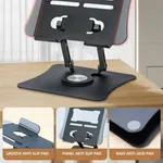 G69 Laptop and Tablet Stand, 360 Degree Rotating, Adjustable Height - Available at AfnoBazar Nepal