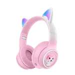 AKZ-09 Cat Ear Wireless Bluetooth Headphones with LED Light - Available at AfnoBazar Nepal