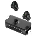 Transparent Capsule Ear Clip Bluetooth Earbuds with Digital Display - Available at AfnoBazar Nepal