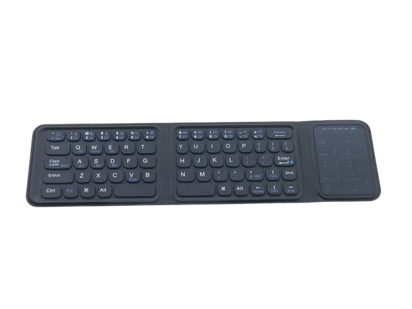 F01 Foldable Keyboard with Touch Number Pad - Available at AfnoBazar Nepal