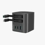 Heatz ZA86 65W GaN 5 in 1 Charger Hub - Available at AfnoBazar Nepal