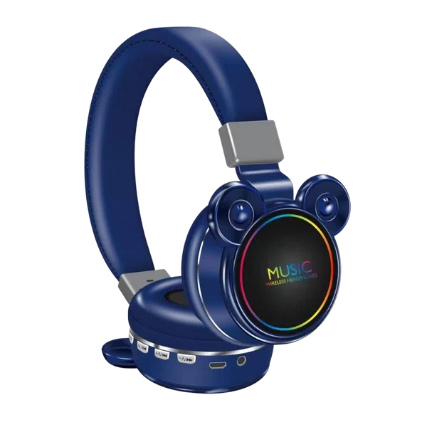 B15LE Cute Kids Wireless Bluetooth 5.0 Foldable Over-Ear Headphone - Available at AfnoBazar Nepal