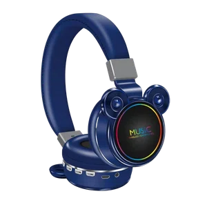 B15LE Cute Kids Wireless Bluetooth 5.0 Foldable Over-Ear Headphone - Available at AfnoBazar Nepal