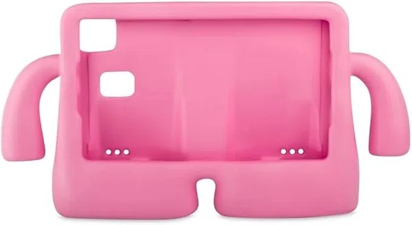 Universal 8 Inch Kids Tablet Cover, Shockproof EVA with Handle, Pink - Available at AfnoBazar Nepal