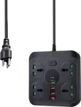 Ansty EXK-04 Power Strip with 4 Outlets, USB-C 20W and QC 3.0, 2 Meter - Available at AfnoBazar Nepal