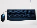 Lapop KM410 Wired Keyboard and Mouse Combo - Available at AfnoBazar Nepal