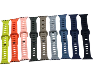 Square Buckle Magnetic Silicone Watch Strap - Available at AfnoBazar Nepal