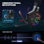 Onikuma K10 Pro Wired Gaming Headset with Noise Cancelling Mic and RGB Light - Available at AfnoBazar Nepal