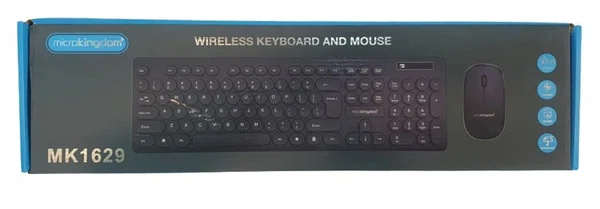 Microkingdom MK1628 Wireless Keyboard and Mouse Combo 2.4GHz - Available at AfnoBazar Nepal
