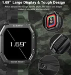 Heatz HW3 Smartwatch 1.69 Inch, Waterproof, Heart Rate, SpO2 and Sleep Tracking - Available at AfnoBazar Nepal