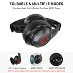 Angry Bear BH10 Bluetooth Wireless Headphone with RGB Light and Deep Bass - Available at AfnoBazar Nepal