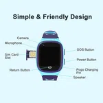 Q60 2G Kids Smartwatch with Video Call, GPS Tracker and SOS, IP67 - Available at AfnoBazar Nepal