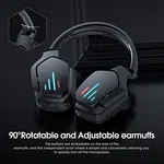 B60 Lightspeed Wireless Bluetooth Over-Ear Headset Black - Available at AfnoBazar Nepal