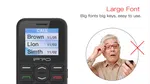 IPRO F183 Big Sound Feature Phone for Elderly with SOS Button, 800mAh - Available at AfnoBazar Nepal