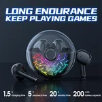 Onikuma T35 TWS Gaming Earbuds with RGB Light Charging Case - Available at AfnoBazar Nepal