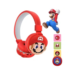 Mario AH806Q Cartoon Wireless Bluetooth Headphones for Kids - Available at AfnoBazar Nepal