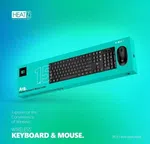 Heatz ZK15 Wireless Keyboard and Mouse Combo - Available at AfnoBazar Nepal