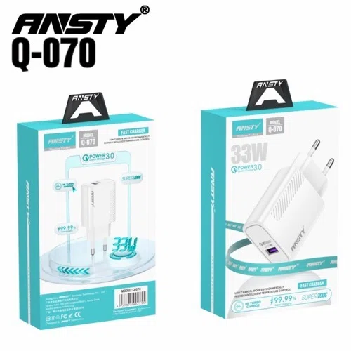 Q-070 33W Quick Charge 3.0 Adapter - Available at AfnoBazar Nepal