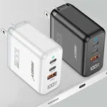 GaN 100W 3 Port PD Fast Charging Wall Charger - Available at AfnoBazar Nepal