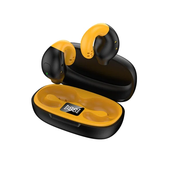 Open-Ear Clip Wireless Bluetooth Earbuds with LED Display - Available at AfnoBazar Nepal
