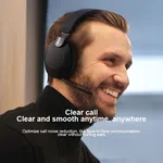 Wireless Over-Ear Bluetooth 5.3 Headphones with Mic, Deep Bass and Soft Leather Earmuffs - Available at AfnoBazar Nepal
