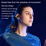 Open-Ear Clip Wireless Bluetooth Earbuds with LED Display - Available at AfnoBazar Nepal