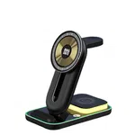 4 in 1 Wireless Charging Stand for Phone, Earbuds and Smartwatch - Available at AfnoBazar Nepal