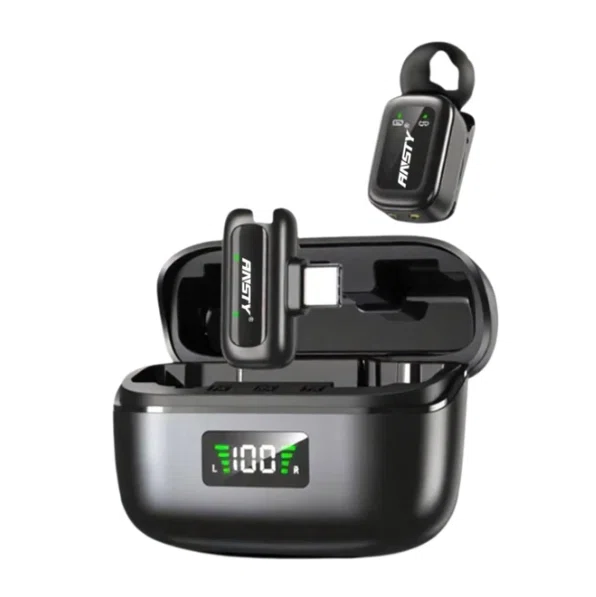 Ansty MC-02 Dual Wireless Mini Digital Microphone - Available at AfnoBazar Nepal