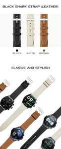 Black Shark Watch Strap (Large) - Available at AfnoBazar Nepal