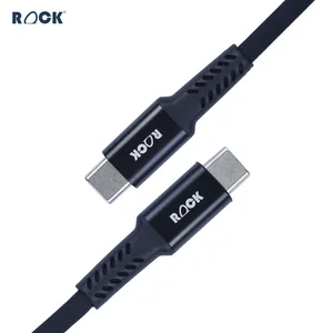 Rock USB Type-C to Type-C 5A Silicone Fast Charging Cable, 1 Meter