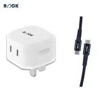 Rock 45W GaN Charger with Dual USB-C Ports, PD 3.0 Fast Charging image 2