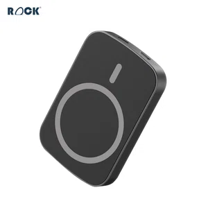 Rock 5000mAh MagSafe Wireless Power Bank with 15W Wireless Charging