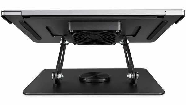 YL-906 Adjustable Laptop Stand with Dual Cooling Fans | Foldable Laptop Holder & Notebook Cooling Stand - Available at AfnoBazar Nepal