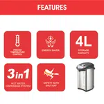 Baltra Thermal Electric Airpot 4 Litre 750 W (BAP 202) image 2