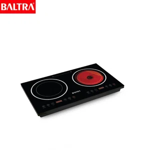 Baltra Gourmet Induction and Infrared Double Cooktop (BIC 160) - Available at AfnoBazar Nepal