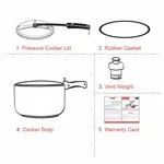 Baltra Fortune Stainless Steel Pressure Cooker 2 Litre Induction Base (BPC 201) - Available at AfnoBazar Nepal