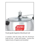 Baltra Foodi Regular Pressure Cooker 5 Litre (BPC 500AI) - Available at AfnoBazar Nepal