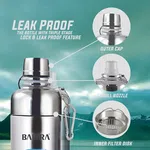 Baltra Rider Vacuum Insulated Sports Bottle 600 ml (BSL 227) - Available at AfnoBazar Nepal