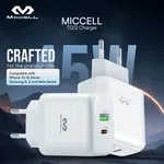 Miccell 45W GaN Charger (USB-A + USB-C) - Available at AfnoBazar Nepal