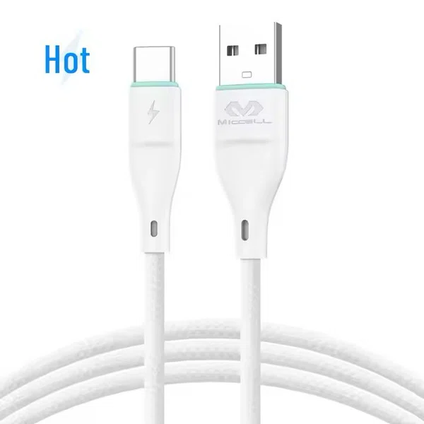 Miccell 2.4A USB-C Charging Cable - Available at AfnoBazar Nepal