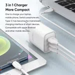 Miccell 65W GaN 3-Port Fast Charger - Available at AfnoBazar Nepal