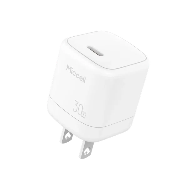 Miccell 30W GaN Fast Charger (USB-C to USB-C) - Available at AfnoBazar Nepal
