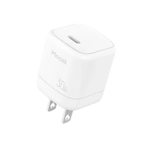 Miccell 30W GaN Fast Charger (USB-C to USB-C) - Available at AfnoBazar Nepal