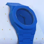 Arabic Numeral Dial Analog Watch with Fiber Strap image 8