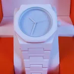 Arabic Numeral Dial Analog Watch with Fiber Strap image 6